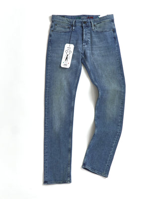 Denham Razor Soft Natural Worn Medium Wash Denim Jeans