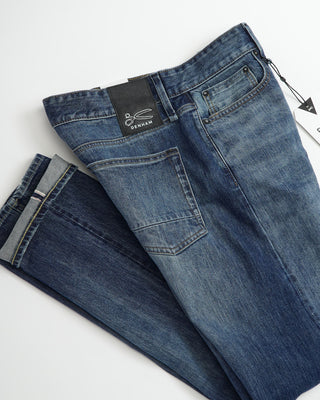 Denham 'Ridge' Authentic Comfort Blue Selvedge Jeans