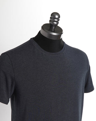 Derek Rose Micro Modal 'Marlowe' Heathered Anthracite T-Shirt