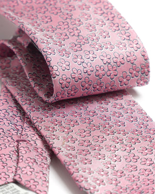 Dion Silk Margarita Floral Tie 