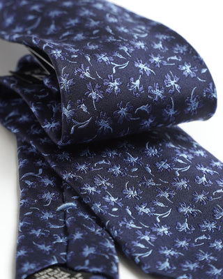 Dion Silk Forget Me Not Floral Tie
