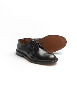 Doucal's Polished Leather Deep Burnish Derby 