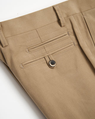 Echizenya Japanese Taupe Cotton Tech Moleskin Pants