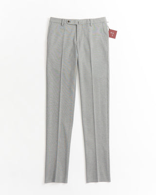 Echizenya Lightweight Grey Heather Cotton Jersey Slim Trousers