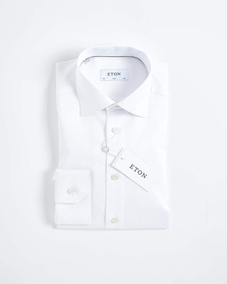 Signature Twill Super Slim Shirt / White