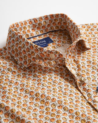 Eton Orange The Drink Print Shirt 100003051-45