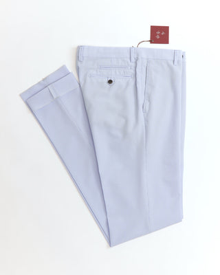 Echizenya Lightweight Light Blue Pinstripe Seersucker Pants