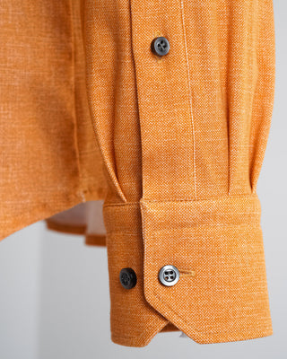 Emanuel Berg Orange '4Flex' Technical Stretch Shirt