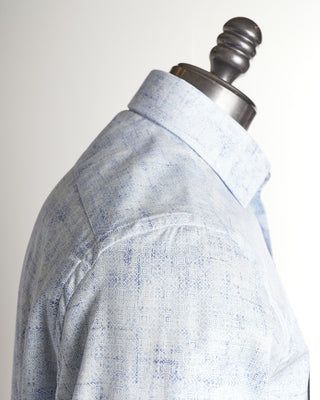 Emanuel Berg Modern Fit Light Blue Shirt