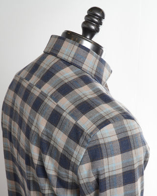 Modern Fit Plaid Flannel Shirt