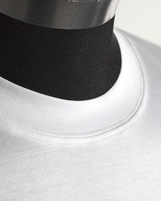 Eton White 'Filo di Scozia' Cotton Slim Fit T-shirt