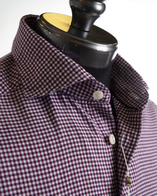 Eton Checked Cotton-Tencel Flannel Slim Shirt