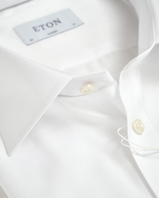 Eton White Signature Twill Classic Shirt 