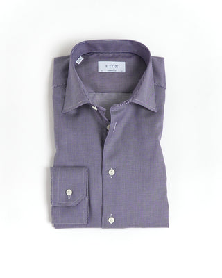 Eton Navy Micro Neat Contemporary Shirt