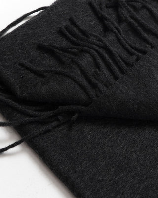 Eton Charcoal Solid Cashmere Scarf