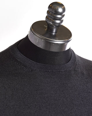 Filippo De Laurentiis Grey Wool Crewneck Sweater