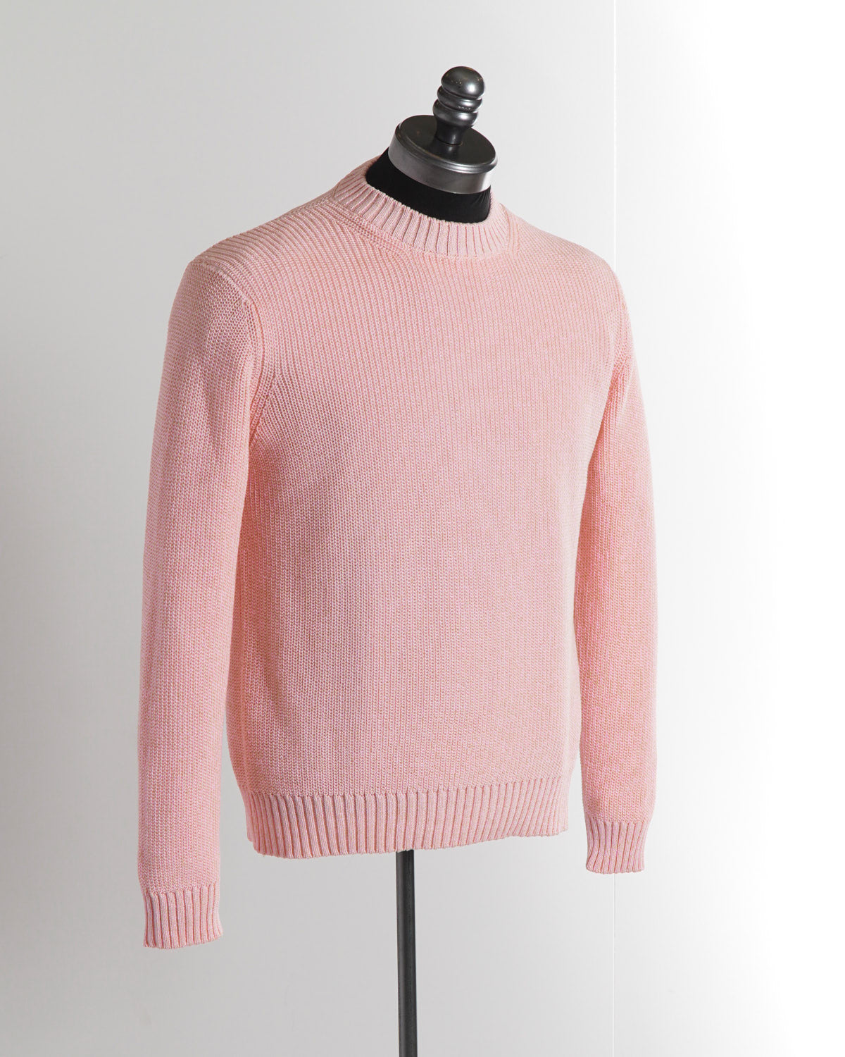 Ultra Lightweight Giza Cotton Solid Crewneck Sweater