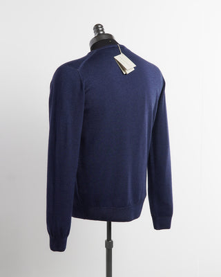Filippo De Laurentiis Cobalt Blue Crewneck Sweater