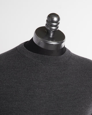 Filippo De Laurentiis Grey Crewneck Sweater