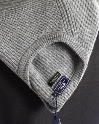 Gim Light Grey Super 160's Crewneck Sweater