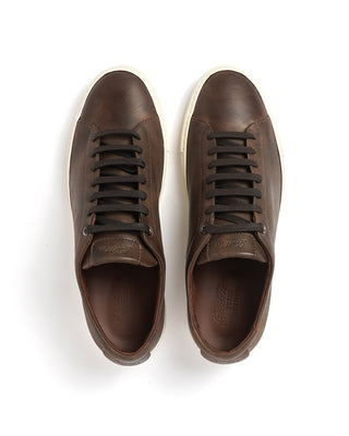 Good Man Brand Edge Lo Top Brown Leather Sneakers
