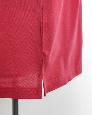 Gran Sasso Fuschia Pink Mercerized Cotton Polo