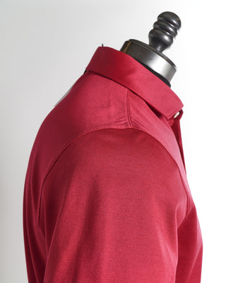 Gran Sasso Fuschia Pink Mercerized Cotton Polo Shirt