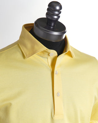 Gran Sasso Yellow Mercerized Polo Shirt