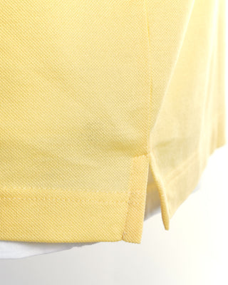 Gran Sasso Yellow Mercerized Cotton Polo Shirt