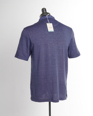 Stretch Linen Henley Short Sleeve T-Shirt