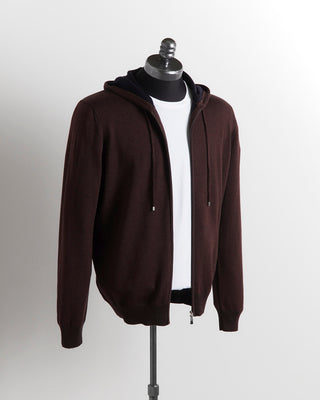 Gran Sasso Double Faced Wool Hoodie Sweater