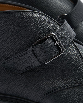 Heschung Chene Noir Black Beluga Leather Chukka Boot