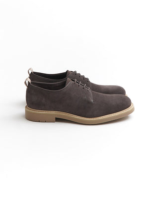 Heschung Grey Cooper Veau Velours Derby Shoes 