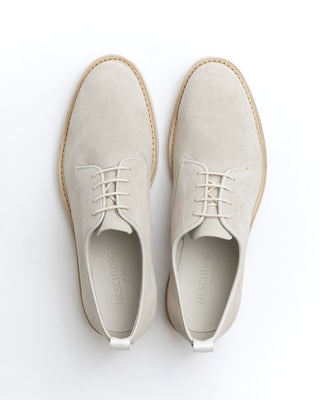 Heschung  Pearl White Suede Shoes