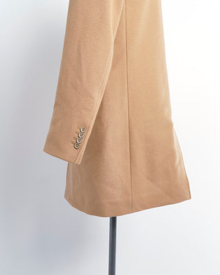 Diagonal Wool Overcoat W/ Nylon Windguard
