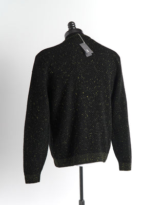 Inis Meáin Black Donegal Crew Neck Sweater