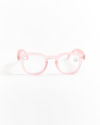 IZIPIZI Pink Retro Reading Glasses #C LMSCC134-PINK