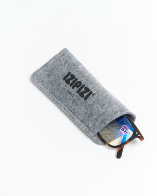 IZIPIZI Tortoise Trapeze Blue Light Screen Glasses #E SCREC02-TORTOISE