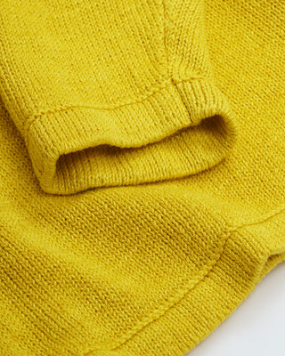 Inis Meáin Yellow Linen Shirt Jacket Sweater