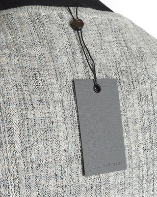 John Varvatos Henley Long Sleeve Sweater