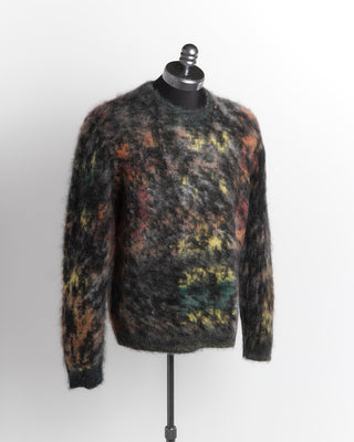 John Varvatos Easy Fit Space Dye Mohair Crewneck Sweater