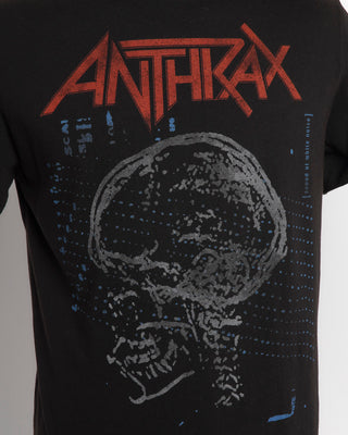 John Varvatos Raw Edge Anthrax White Noise Vintage Wash T-Shirt