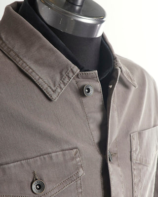 John Varvatos Grey Ricardo Utility Shirt Jacket
