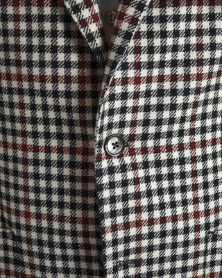 L.B.M. 1911 Gingham Cashmere Effect Soft Cotton Jacket