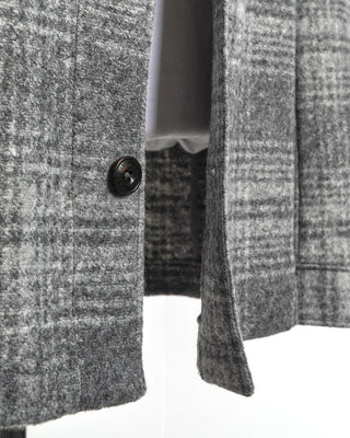 L.B.M. 1911 Grey Super Comfort Wool Jersey Overshirt