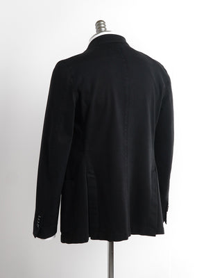 L.B.M. 1911 Modal & Cotton Washed Black Moleskin Soft Jacket