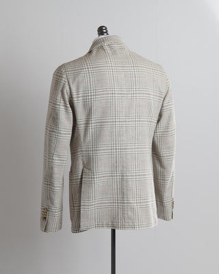L.B.M. 1911 Two Tone Grey Pink Soft Washed Sport Jacket 