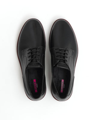 Keast Black Leather Hybrid Shoes