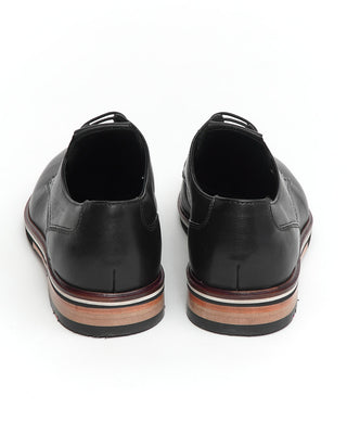 Keast Black Leather Hybrid Shoes