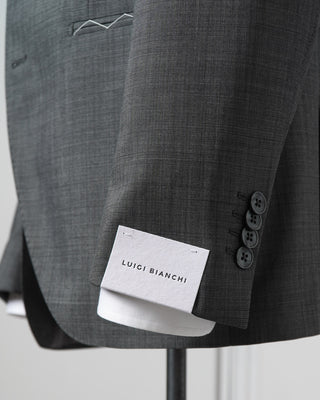 Luigi Bianchi Mantova Vitale Barberis Canonico Super 120's Grey Suit